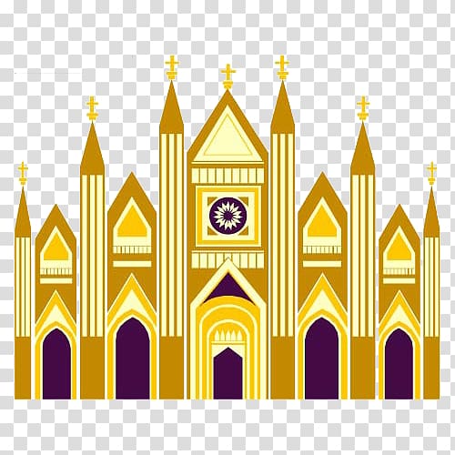 Church Gothic architecture, Gothic church transparent background PNG clipart