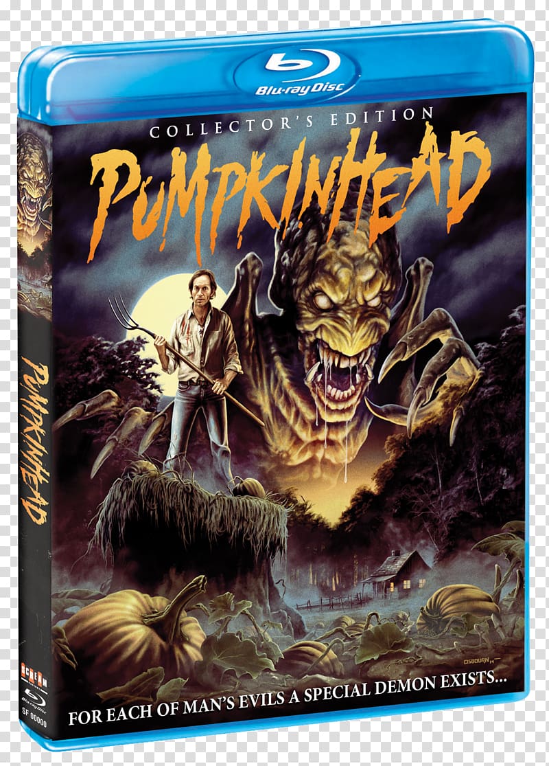 Blu-ray disc Pumpkinhead Shout! Factory DVD Film, Horror movie transparent background PNG clipart