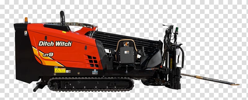 Ditch Witch Directional boring Directional drilling Drilling rig Machine, others transparent background PNG clipart