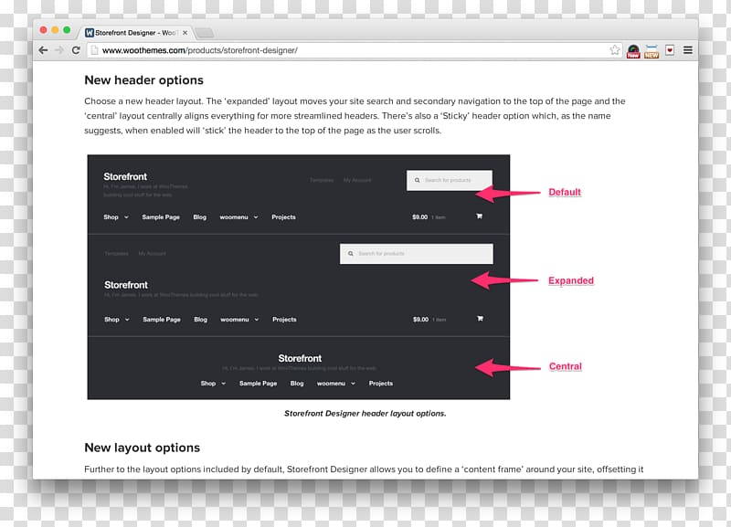Computer program WooCommerce Plug-in Web page Screenshot, storefront transparent background PNG clipart