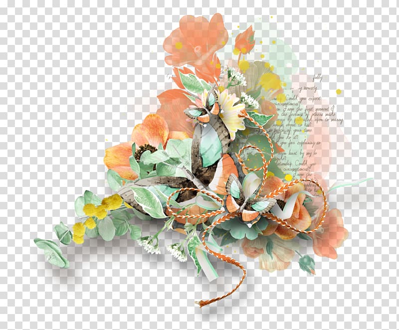 Floral design Cut flowers Flower bouquet Artificial flower, flower, green leafed plants illustration transparent background PNG clipart