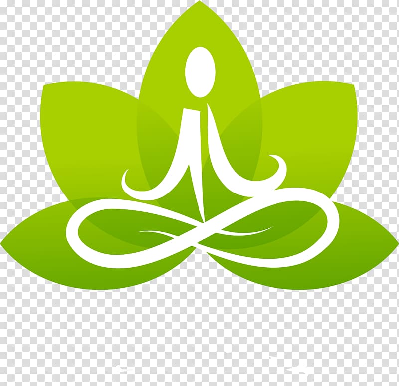 Lotus position Yoga Logo, lotus transparent background PNG clipart