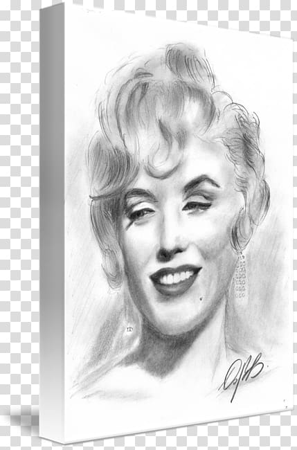 Marilyn Monroe Canvas print Printmaking Sketch, Marilyn Monroe transparent background PNG clipart