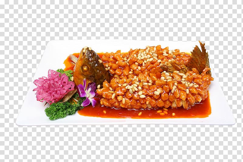 Chinese cuisine Squirrel Sweet and sour Fish Food, Squirrel fish transparent background PNG clipart