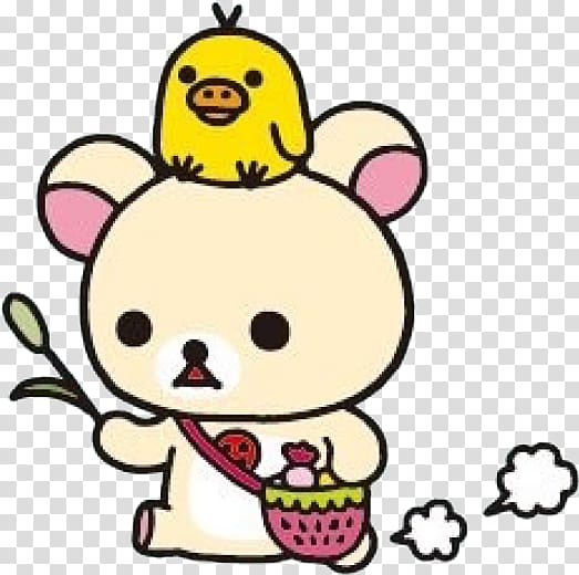 Rilakkuma Desktop San-X Kavaii, bear transparent background PNG clipart