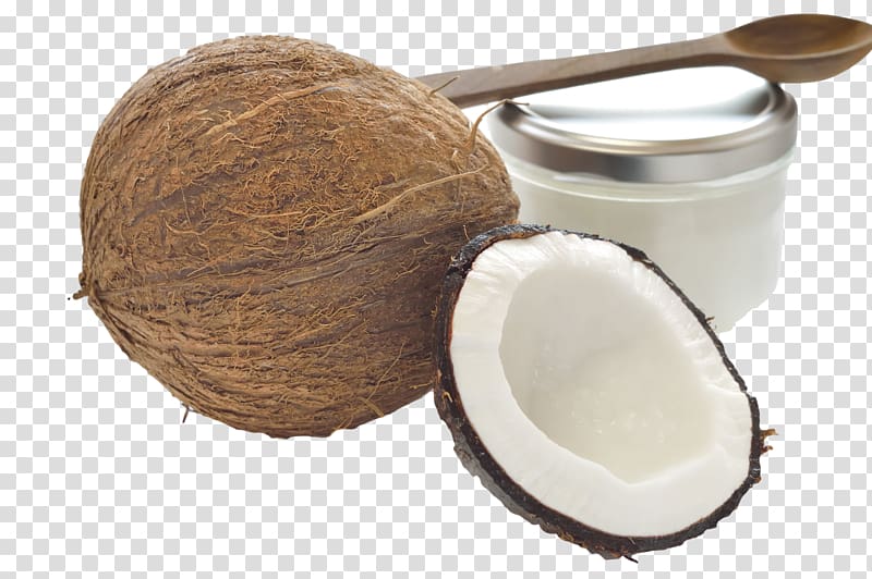 Coconut oil Coconut water Organic food, coconut transparent background PNG clipart