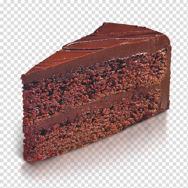 Chocolate cake Sachertorte Fudge cake Torta caprese, chocolate cake transparent background PNG clipart