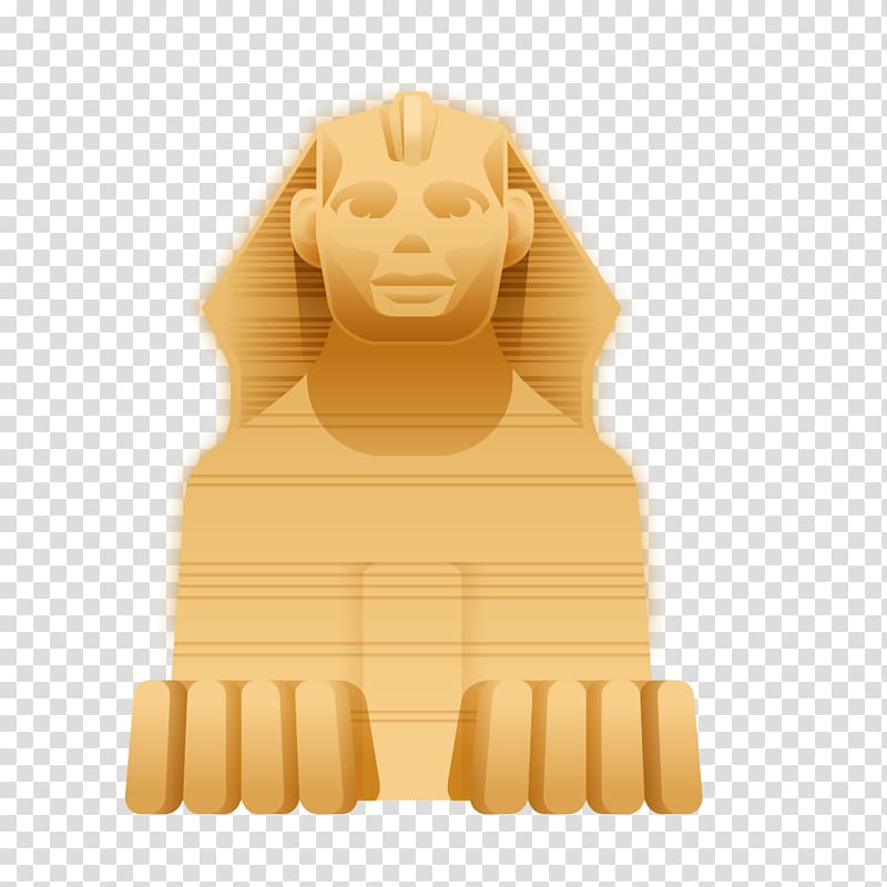 Sphinx illustration, Great Sphinx of Giza Esfinge egipcia Ancient Egypt, Egyptian Sphinx material transparent background PNG clipart
