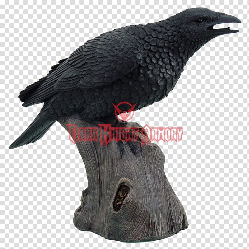 Bird American crow Figurine Statue, Bird transparent background PNG clipart