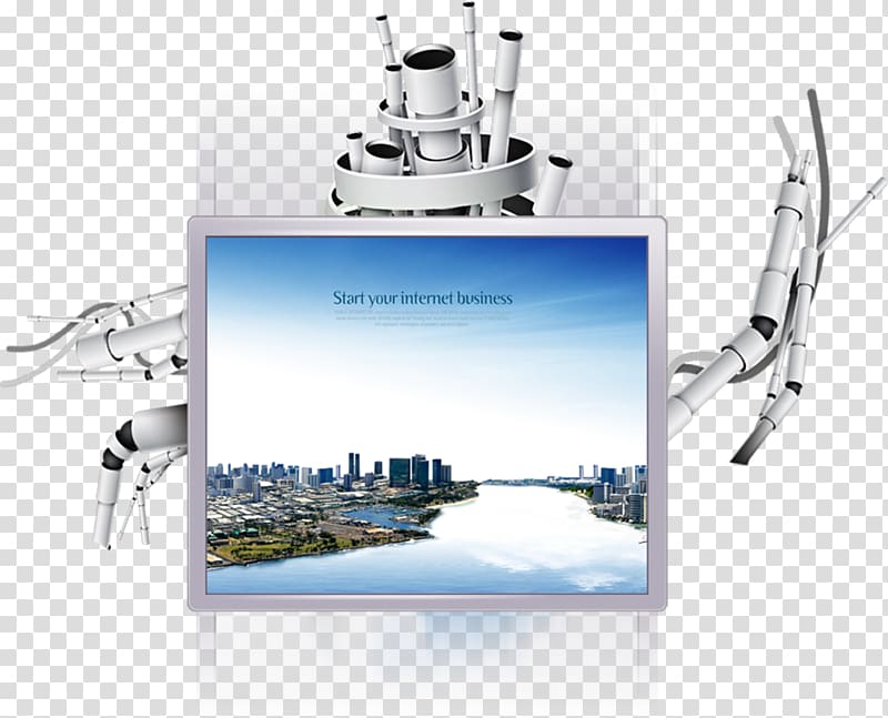 City Technology Electronics, City Science and Technology Electronic Elements transparent background PNG clipart