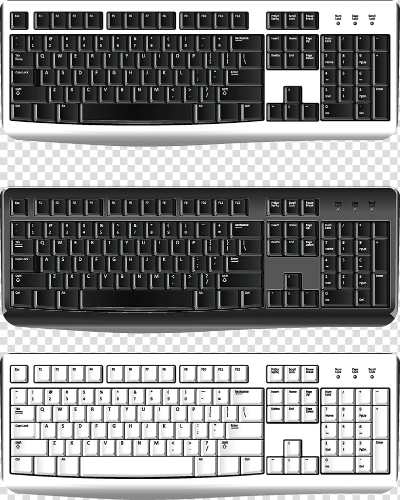 Computer keyboard Computer mouse, keyboard transparent background PNG clipart