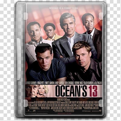 Ocean's 13 case, poster television program film, Ocean 13 transparent background PNG clipart