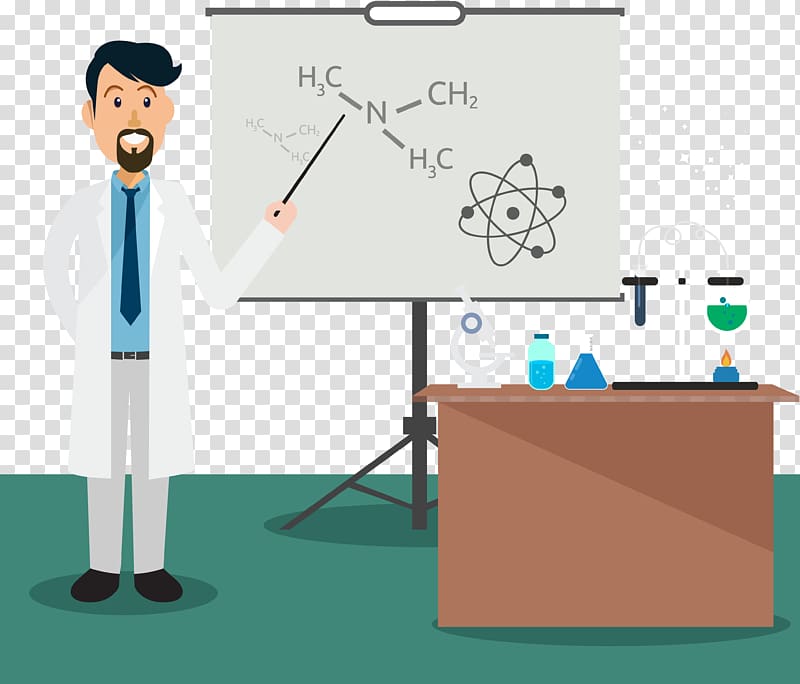 Chemistry Teacher, Chemistry teacher transparent background PNG clipart