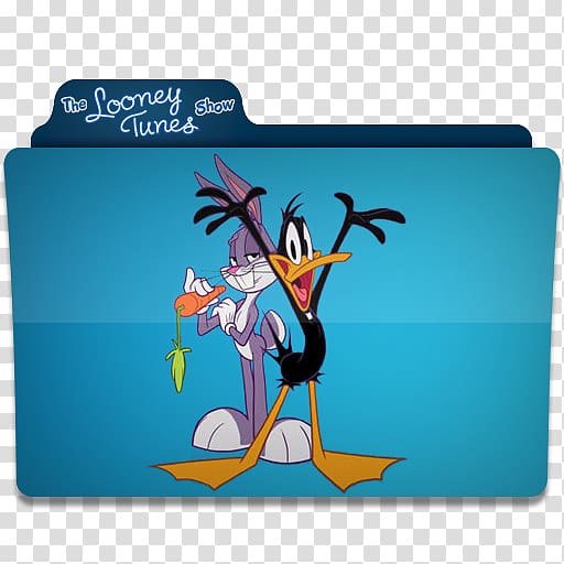 The Looney Tunes Bugs Bunny and Daffy Duck folder illustration, cartoon illustration, Looney Tunes Show transparent background PNG clipart