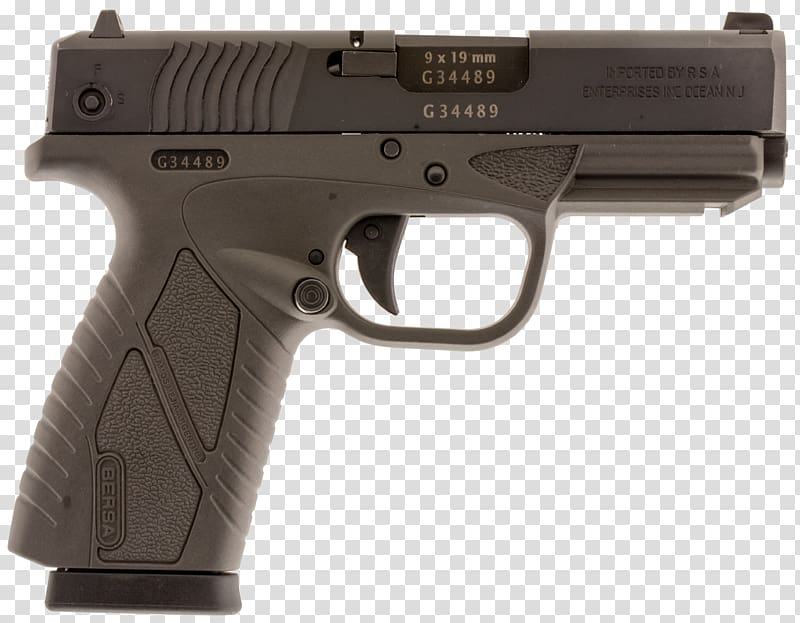 Glock Firearm Pistol FN FNS Weapon, bersa concealed carry transparent background PNG clipart