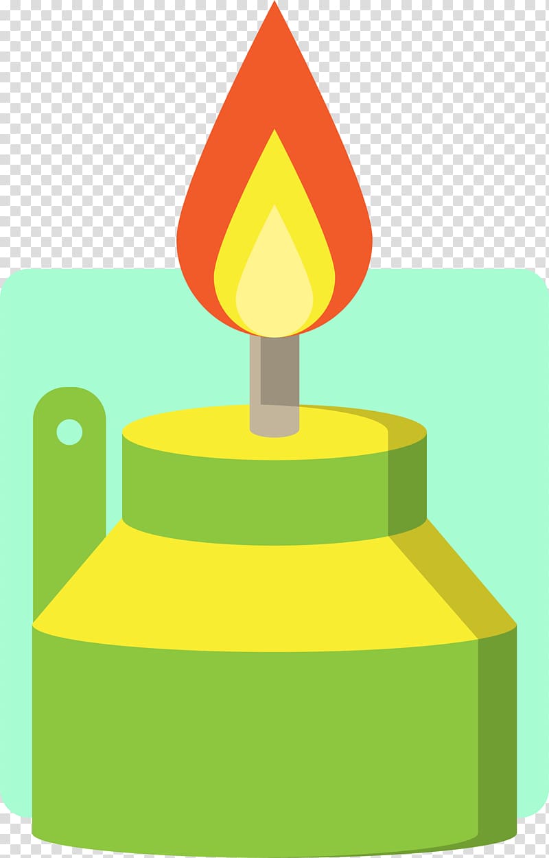 Candle Drawing Cartoon, Green cartoon candle transparent background PNG clipart