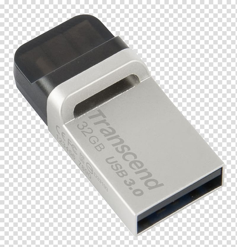 JetFlash 880 OTG Flash Drive USB Flash Drives USB On-The-Go Computer data storage USB 3.0, USB transparent background PNG clipart