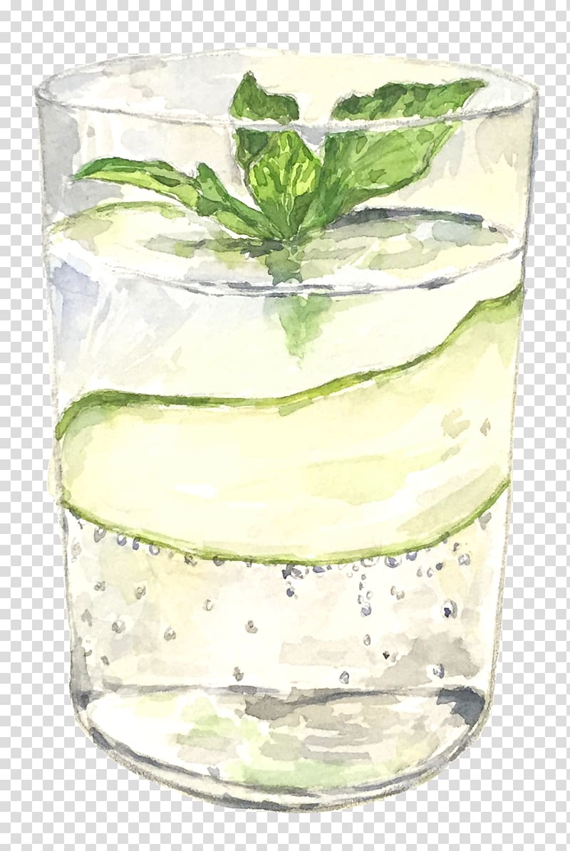 Rickey Lime Mojito Vodka tonic Gin and tonic, lime transparent background PNG clipart