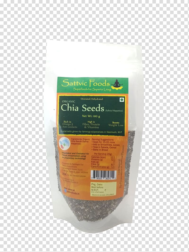 Ingredient Chia seed Sattvic diet Food, chia seeds transparent background PNG clipart