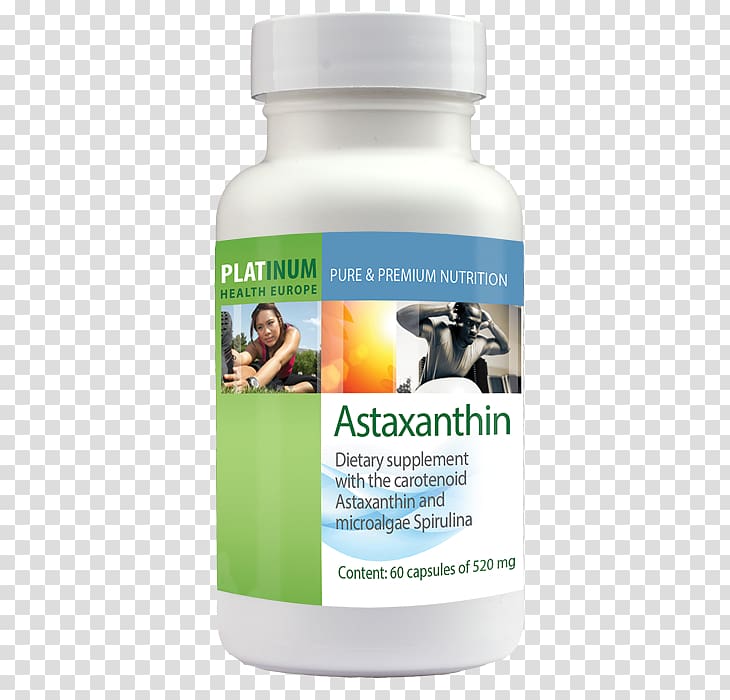 Dietary supplement Astaxanthin Health Spirulina Nutrition, health transparent background PNG clipart