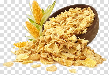 Corn flakes Breakfast cereal Frosted Flakes Organic food, breakfast transparent background PNG clipart