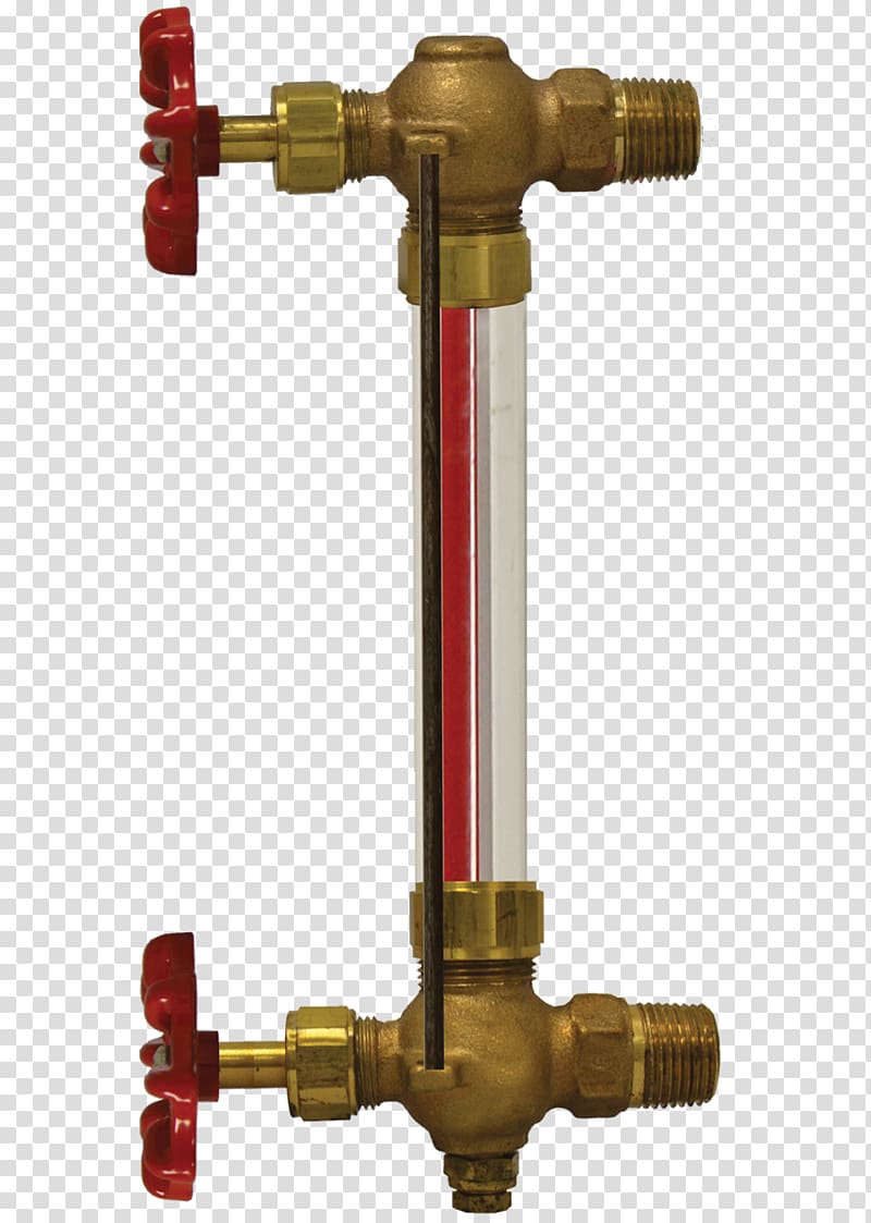 Sight glass National pipe thread Valve Piping and plumbing fitting Gauge, Brass transparent background PNG clipart