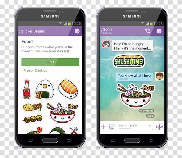 Smartphone Feature phone Fast food Sticker Viber, smartphone transparent background PNG clipart