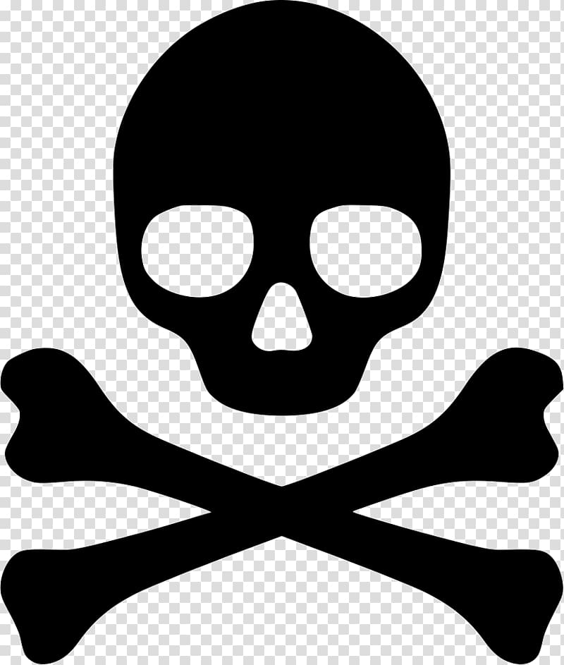 Poison Hazard symbol Skull and crossbones, symbol transparent background PNG clipart