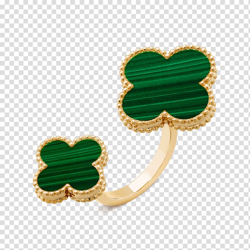 Alhambra Van Cleef & Arpels Ring Jewellery Gold, ring transparent background PNG clipart