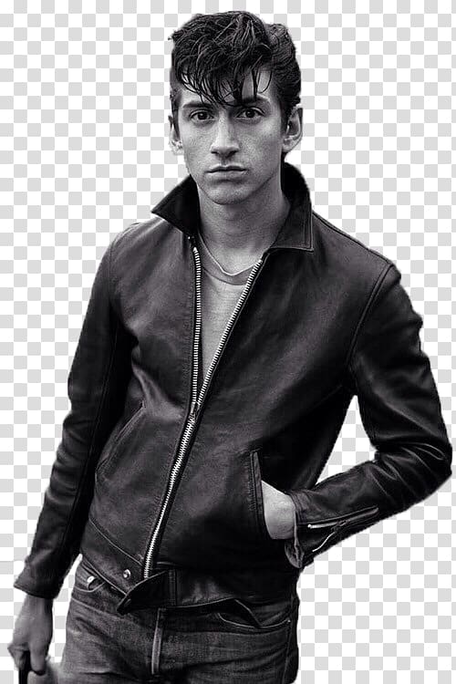 Alex Turner Leather jacket Arctic Monkeys, jacket transparent background PNG clipart