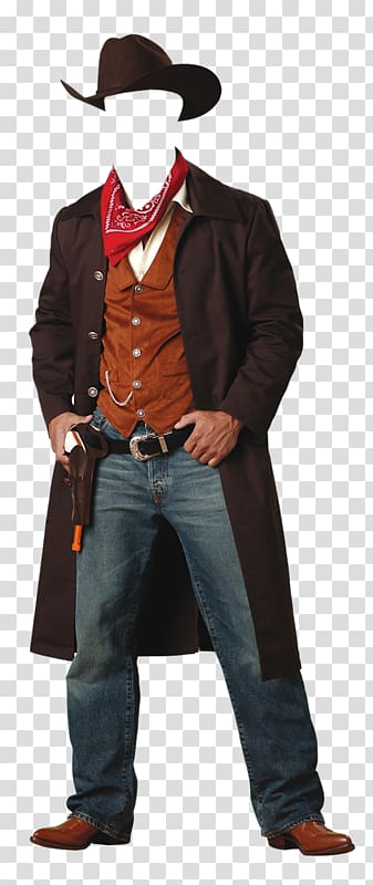 American frontier Cowboy Costume party Western saloon, cow boy transparent background PNG clipart