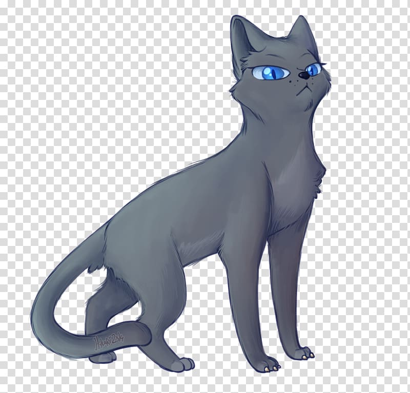 Warriors Bluestar\'s Prophecy Into the Wild Drawing Cat, warriors transparent background PNG clipart