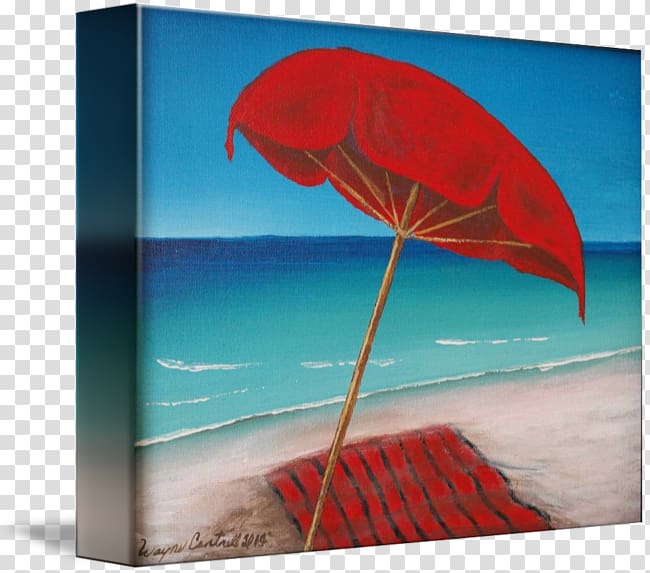 Painting Modern art, beach umbrella transparent background PNG clipart