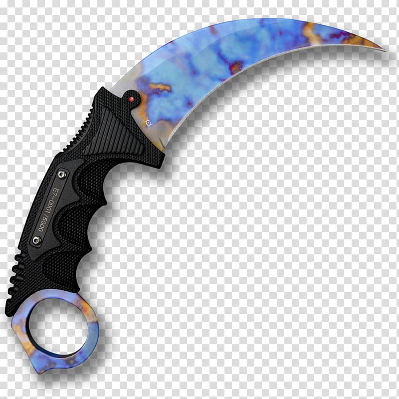 Hunting & Survival Knives Knife Counter-Strike: Global Offensive Utility Knives Karambit, knife transparent background PNG clipart