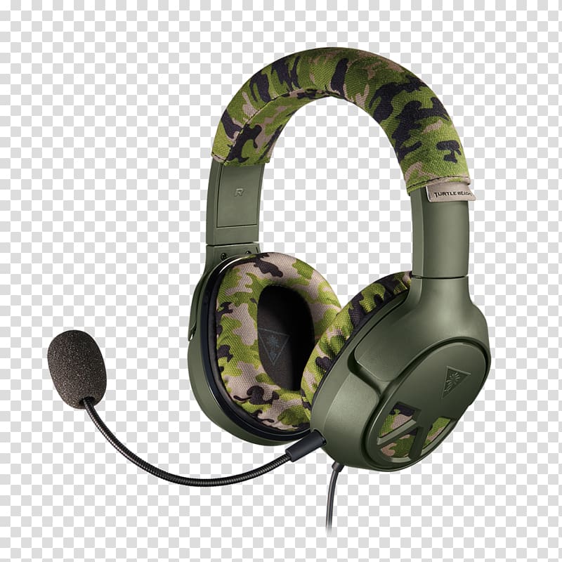 Turtle Beach Ear Force Recon Camo Turtle Beach Corporation Headset Turtle Beach Ear Force Recon 50 Call of Duty: WWII, camo ps3 wireless headset transparent background PNG clipart