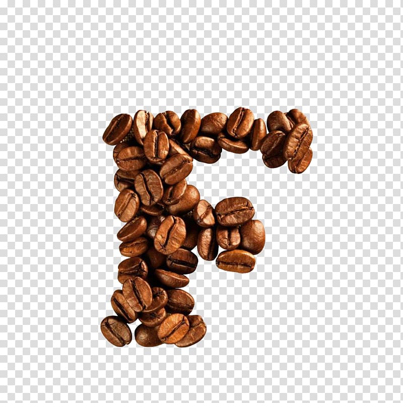 brown coffee beans, Coffee bean Alphabet Letter, Coffee beans alphabet transparent background PNG clipart