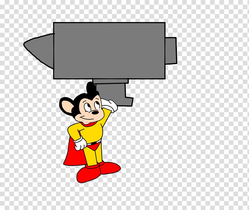 Mighty Mouse Terrytoons Television show, mighty mouse transparent background PNG clipart