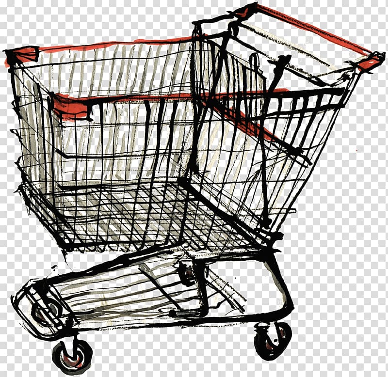 Shopping cart, push cart transparent background PNG clipart