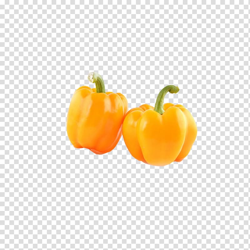 Habanero Bell pepper Banana pepper Yellow pepper, Yellow pepper in kind transparent background PNG clipart