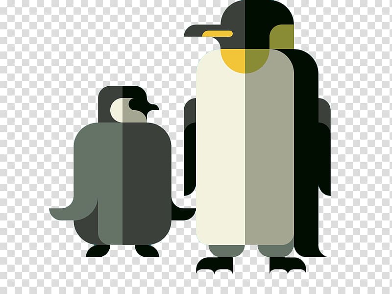 Penguin Graphic design Drawing Illustration, Flat Penguins transparent background PNG clipart