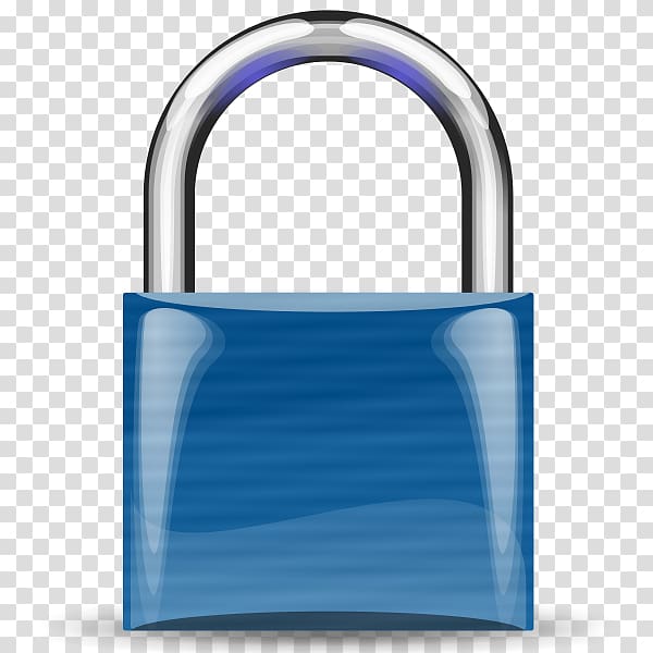 Padlock Security, light blue transparent background PNG clipart