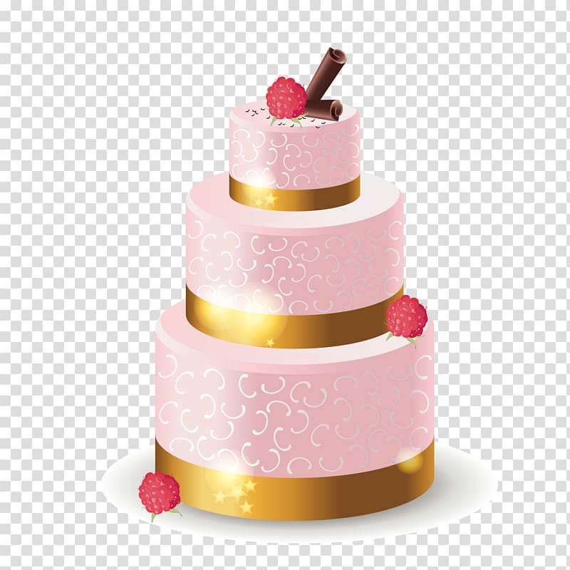 Wedding cake Wedding invitation Gift Wedding anniversary, Pink wedding cake transparent background PNG clipart