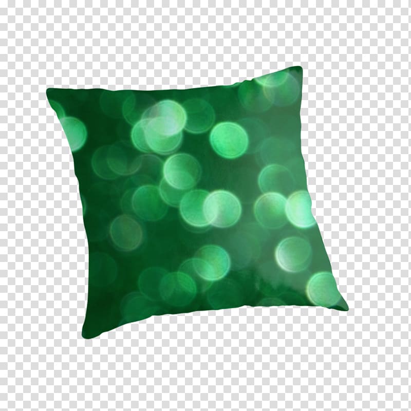 Throw Pillows Cushion, Green Pillow transparent background PNG clipart