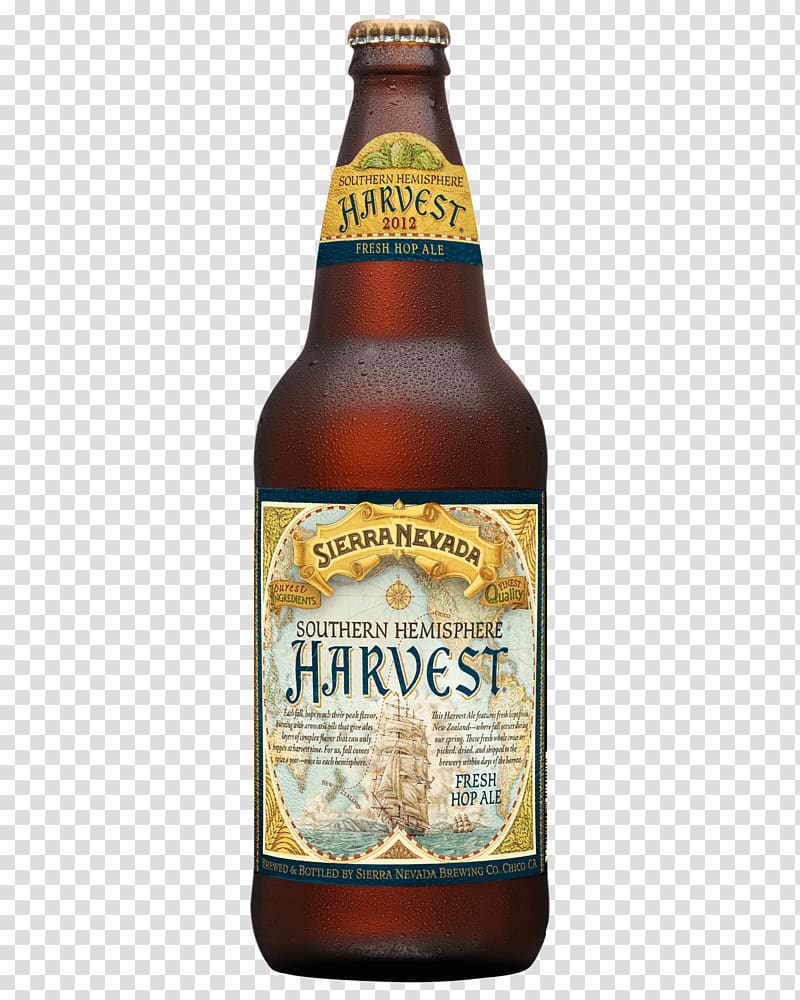 India pale ale Sierra Nevada Brewing Company Beer bottle, Southern Hemisphere transparent background PNG clipart