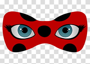 Red And Black Polka Dot Mask Adrien Agreste Mask Episodi