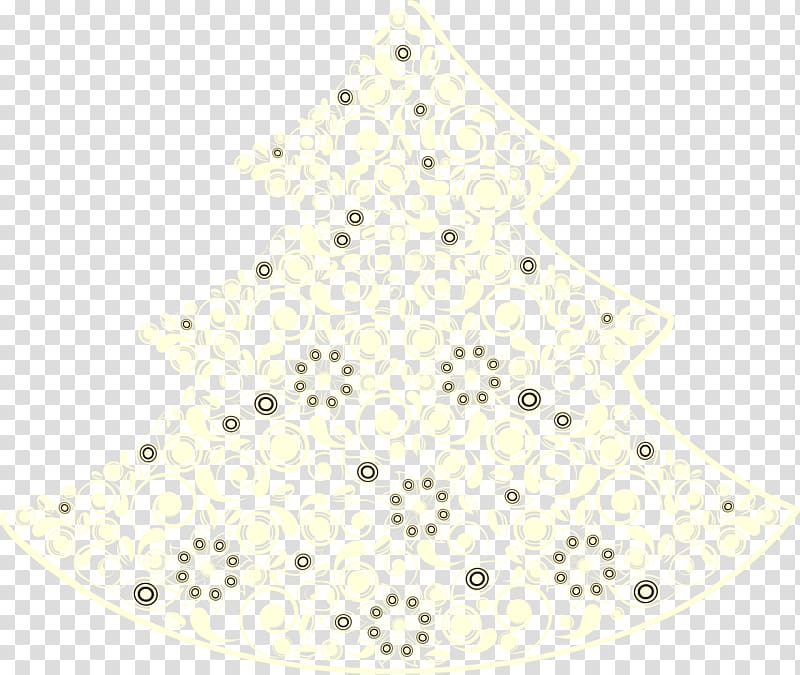 Christmas tree Yellow Pattern, Yellow line Christmas tree transparent background PNG clipart