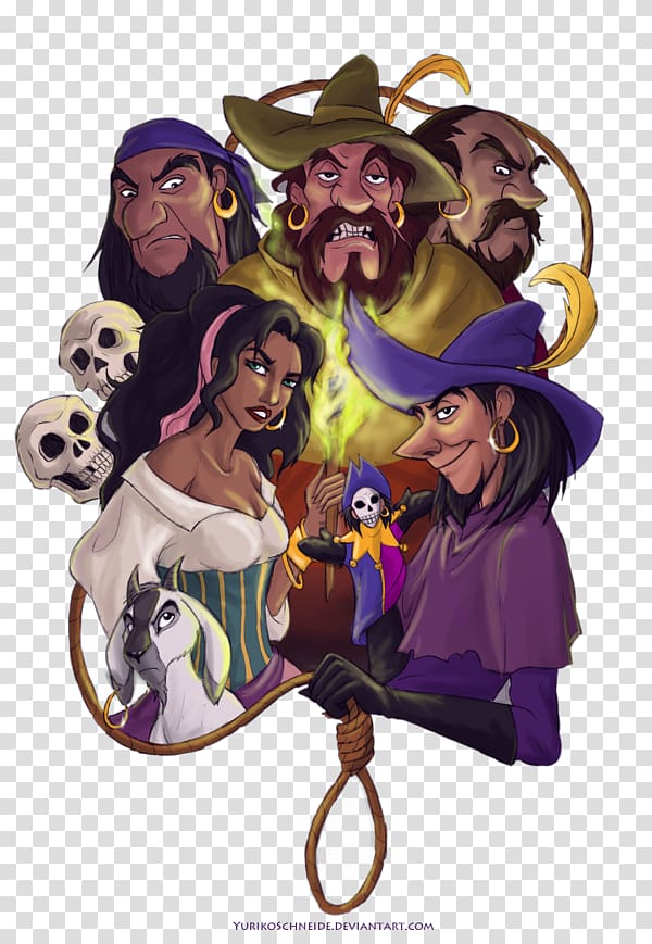 The Hunchback of Notre Dame Esmeralda Quasimodo The Hunchback of Notre-Dame Clopin Trouillefou, Disney Princess transparent background PNG clipart