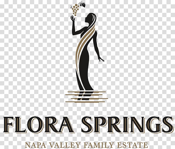 Logo Flora Springs Winery & Vineyards Common Grape Vine Brand Font, line transparent background PNG clipart