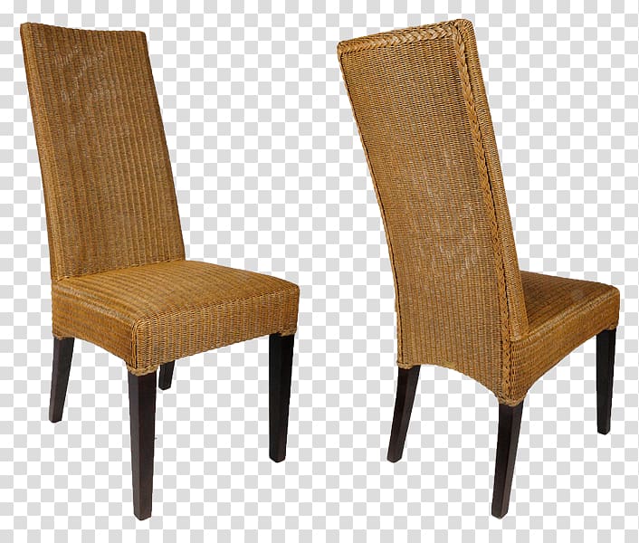 Lloyd Loom Wing chair Furniture Eetkamerstoel, chair transparent background PNG clipart