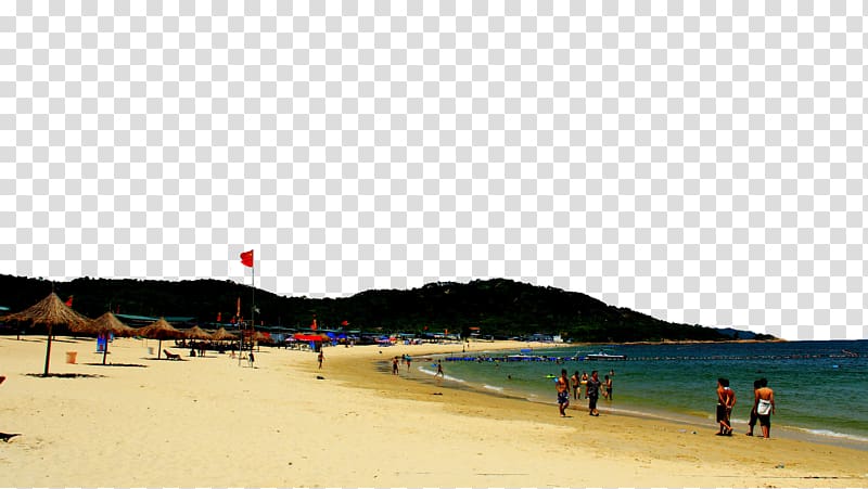 Beach Sea Gratis, Golden beach view transparent background PNG clipart